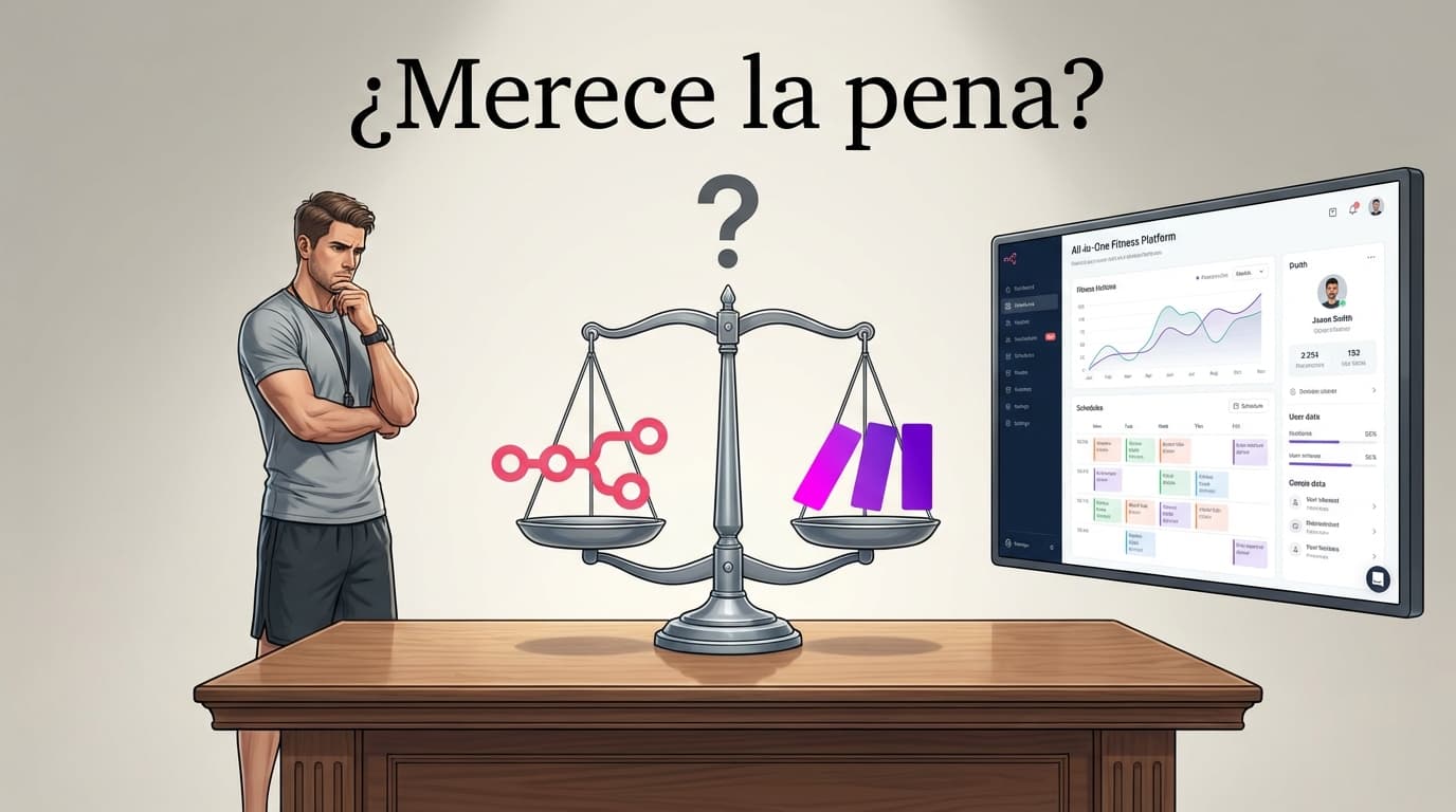 ¿Merece la pena usar n8n, Make o Zapier si eres entrenador personal o tienes un gimnasio? (2026)